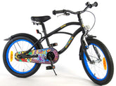 TPFSports Batman Kinderfahrrad - Jungen - 18 Zoll - Rücktritt + Handbremse - Schwarz